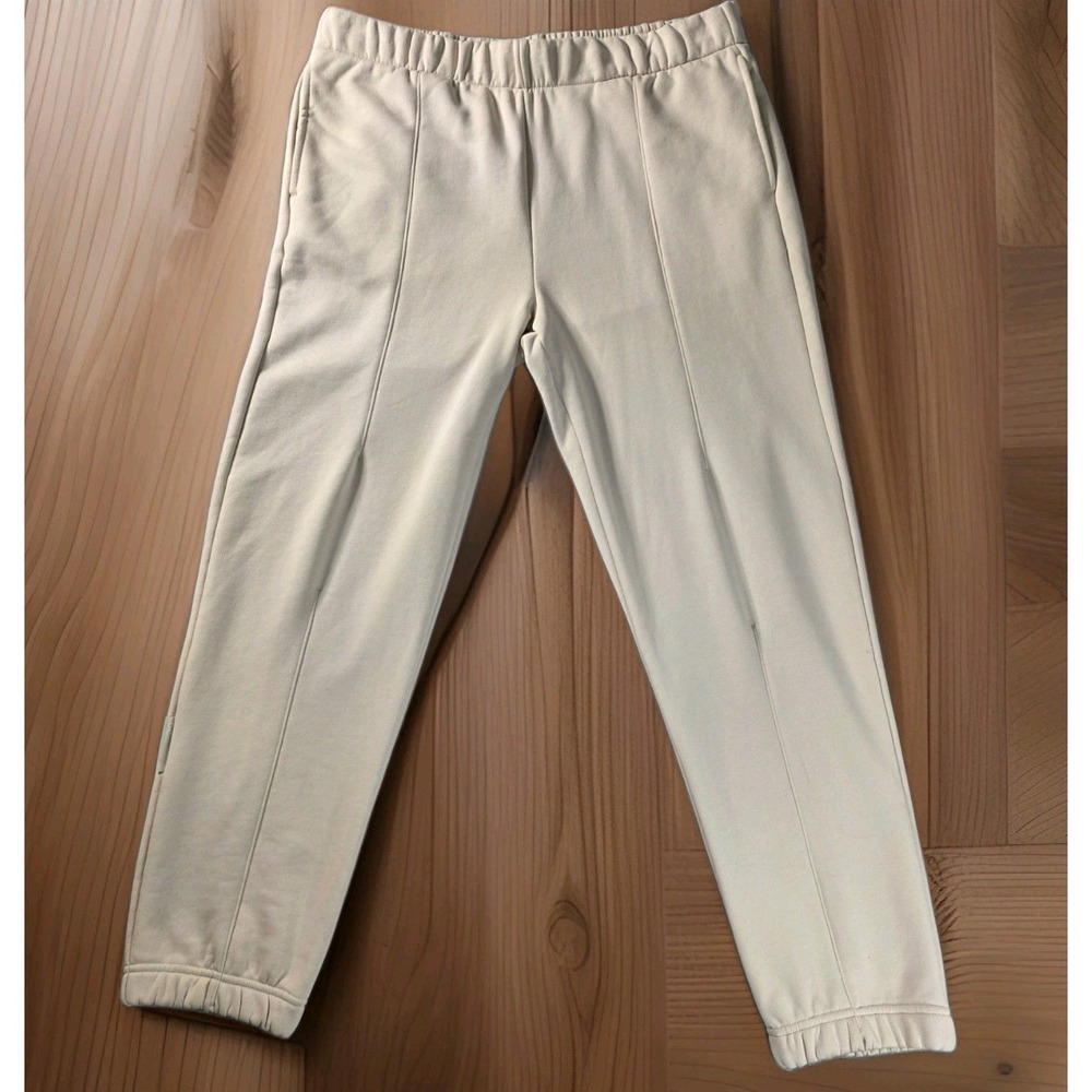 On Running Club Pants Womens XL Cream Desert Ivory Joggers Sweatpants Athleisure